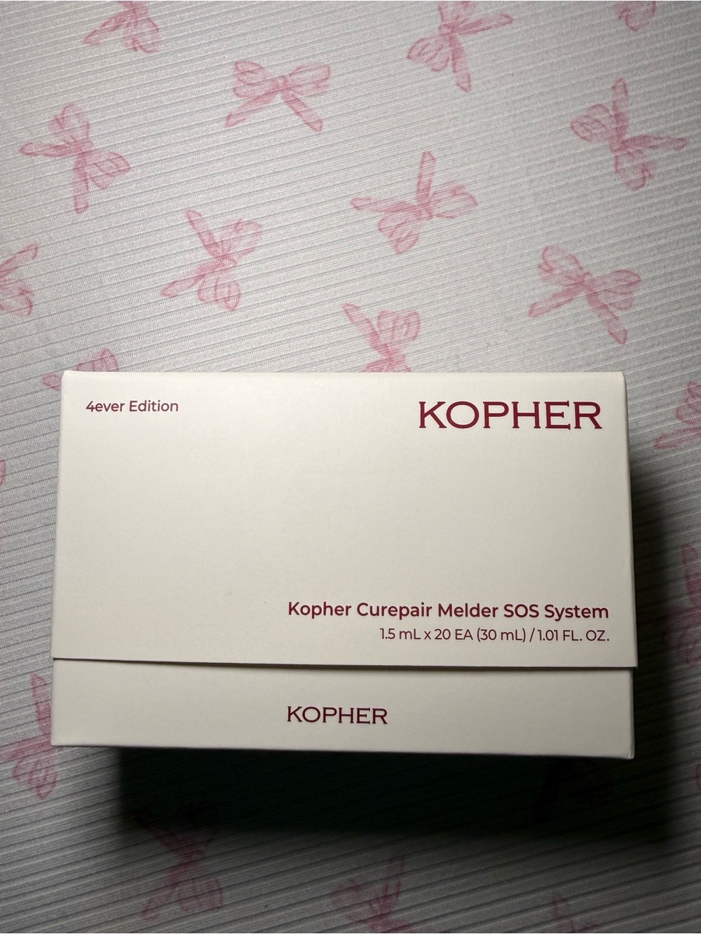 Kopher Curepair Melder SOS System - Women Skincare Serum & Face Oil - White/Pink